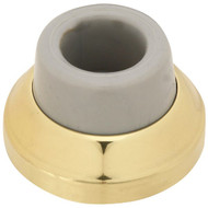 National 1932 Brass Concave Wall Door Stop