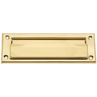 National 1-1/2 In. x 7 In. Polished Brass Mail Slot