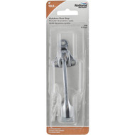 National V2384 In. Satin Chrome Kickdown Door Holder