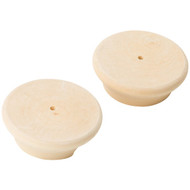 National 1-3/8 In. Wood Closet Rod Socket  Natural (2-Pack)