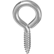 National #0 Stainless Steel Large Screw Eye