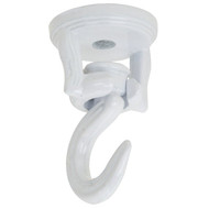 National 2 In. White Die Cast Swivel Swag Hook (2-Pack)