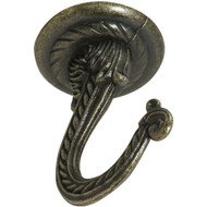 National 2-1/4 In. Antique Brass Die Cast Swag Hook