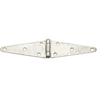 National 2.43 In. x 6 In. Zinc Heavy-Duty Strap Hinge (2-Pack)