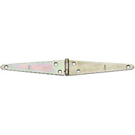 National 6 In. Zinc Light Strap Hinge