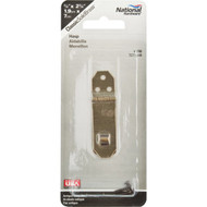 National 3/4 In. x 2-3/4 In. Antique Brass 3-Hole Decorative Hasp