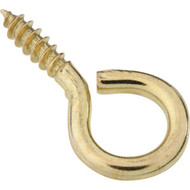 National #10 Brass Large Screw Eye (4 Ct.)