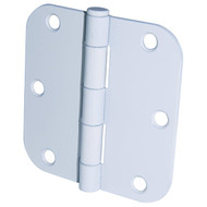 Ultra Hardware 3-1/2 In. x 5/8 In. Radius White Door Hinge (3-Pack)