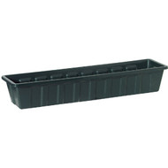 Novelty Poly-Pro 36 In. Polypropylene Hunter Green Flower Box Planter