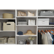 Easy Track 2 Ft. W. x 14 In. D. Laminated Closet Shelf  White (2-Pack)