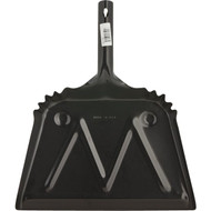 Impact 12 In. Black Steel Heavy-Duty Dust Pan