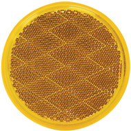 TowSmart Quick Mount Round Amber Reflector (2-Pack)