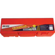 Performance Tool Fluorescent Orange Emergency Warning Triangle (3-Pack)