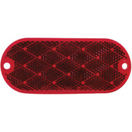 TowSmart Quick Mount Oblong Red Reflector (2-Pack)