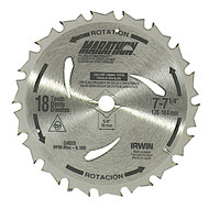 Irwin Marathon 7-1/4 In. 18-Tooth Framing/Ripping Circular Saw Blade  Bulk
