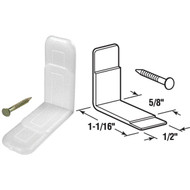 Prime-Line Plastic 1-1/16" x 1/2" Drawer Glide (10-Pack)