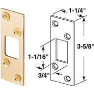 Defender Security Brass 1-1/4 In. Security Strike Plate