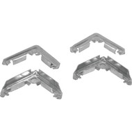 Prime-Line 3/4 In. x 7/16 in. Mill Aluminum Screen Frame Corner (100-Count)