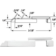 Prime-Line 3-7/8" x 5/8" Left Handed Plastic Slide Bolt (20 Piece)