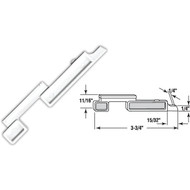 Prime-Line 3-3/4" x 11/16" Right Handed Plastic Slide Bolt (20 Piece)