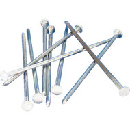 Amerimax 7 In. White Aluminum K-Style Gutter Spike  (250-Pack)