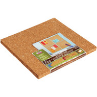 Board Dudes 12 In. x 12 In. Light Cork Tiles (4 Count)