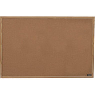 The Board Dudes 35 In. x 23 In. Cork Bulletin Board