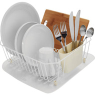 Rubbermaid 14.38 In. x 15.38 In. White Sloped Drainer Tray