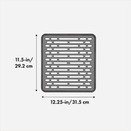 OXO Good Grips 11.5 In. x 12.25 In. Gray Sink Mat