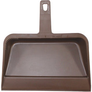 Impact 12 In. Brown Plastic Dust Pan