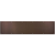National 8 In. x 34 In. Oil-Rubbed Bronze Aluminum Kickplate