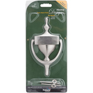 National 7 In. Satin Nickel Door Knocker