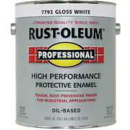Rust-Oleum Professional Oil Based Gloss Protective Rust Control Enamel  White  1 Gal.