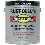 Rust-Oleum Professional Oil Based Flat Protective Rust Control Enamel  Black  1 Gal.
