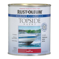 Rust-Oleum Gloss Marine Boat Topside Paint  Brilliant Red  1 Qt.