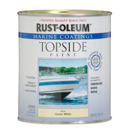 Rust-Oleum Gloss Marine Boat Topside Paint  Oyster White  1 Qt.