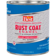 Do it Best Rust Coat Oil-Based Gloss Enamel  Royal Blue  1 Qt.