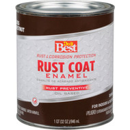 Do it Best Rust Coat Oil-Based Gloss Enamel  Chestnut  1 Qt.