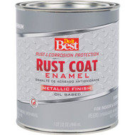 Do it Best Rust Coat Oil-Based Gloss Enamel  Aluminum  1 Qt.
