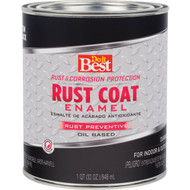 Do it Best Rust Coat Oil-Based Satin Enamel  Black  1 Qt.