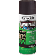 Rust-Oleum Camouflage 2X Ultra Cover 12 Oz. Flat Spray Paint  Earth Brown
