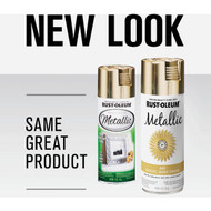 Rust-Oleum Specialty 11 Oz. Metallic Satin Spray Paint  Gold