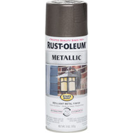 Rust-Oleum Stops Rust 11 Oz. Metallic Satin Spray Paint  Dark Bronze