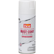 Do It Best 12 oz. White Rust Coat Enamel