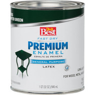 Do it Best Fast Dry Acrylic Latex Gloss Premium Enamel  Hunter Green  1 Qt.
