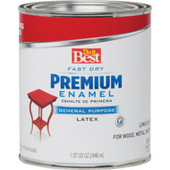Do it Best Fast Dry Acrylic Latex Gloss Premium Enamel  Red  1 Qt.