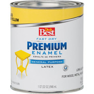 Do it Best Fast Dry Acrylic Latex Gloss Premium Enamel  Sun Yellow  1 Qt.