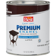 Do it Best Fast Dry Acrylic Latex Gloss Premium Enamel  Java Brown  1 Qt.