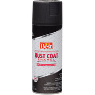 Do it Best Rust Coat Satin Black 12 Oz. Anti-Rust Spray Paint