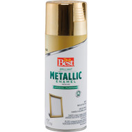 Do it Best 11 Oz. Metallic Satin Enamel Spray Paint  Gold